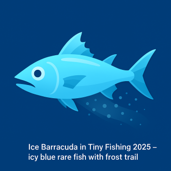 Ice Barracuda – Frozen Rare Fish in Tiny Fishing 2025