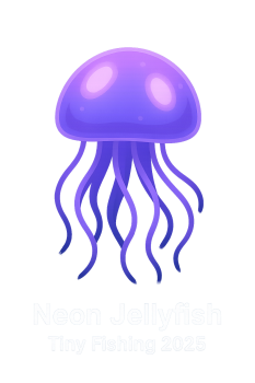 Neon Jellyfish – Glowing Rare Fish in Tiny Fishing 2025