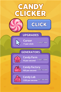 Candy Clicker – The Sweetest Browser Idle Game That Keeps You Clicking